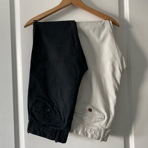 J Crew chinos bundle sz 28 black and stone